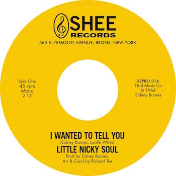 Little Nicky Soul - I Wanted To Tell You + 1